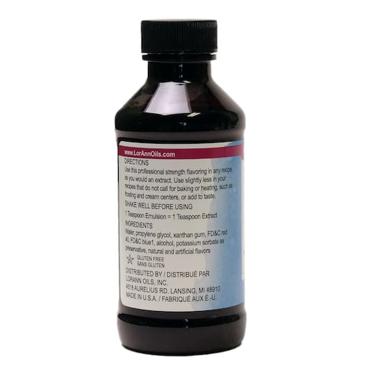 6 Pack: LorAnn Oils Blueberry Flavor Bakery Emulsion